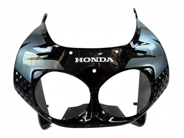 1992-1993 Honda CBR900RR 893 Motorcycle Fairings - Silver Glossy Black