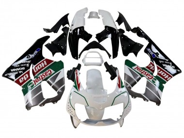 Wholesale 1996-1997 Honda CBR900RR 893 Motorcycle Fairings - White Green Grey Glossy Black Castrol