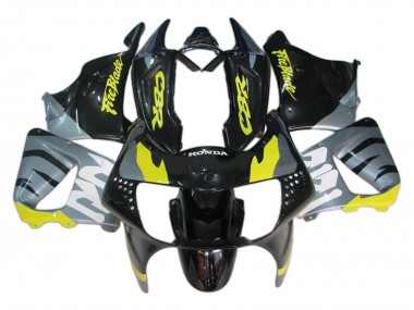 Wholesale 1998-1999 Honda CBR900RR 919 Motorcycle Fairings - Silver Yellow Glossy Black Fireblade