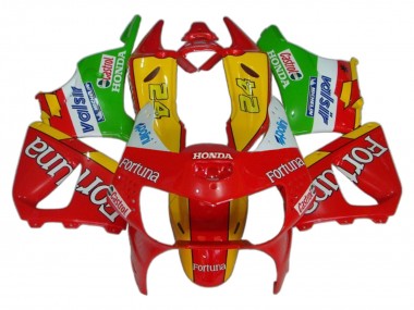 Wholesale 1998-1999 Honda CBR900RR 919 Motorcycle Fairings - Red Yellow Green White Fortuna Castrol