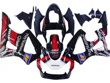 Wholesale 2000-2001 Honda CBR900RR 929 Motorcycle Fairings - Red White Glossy Black PlayStation 2