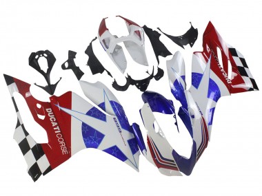 Wholesale 2011-2014 Ducati Panigale 899 Motorcycle Fairings - White Blue Red Black