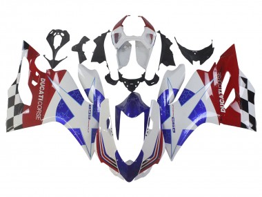 Wholesale 2011-2014 Ducati Panigale 899 Motorcycle Fairings - White Blue Red Black