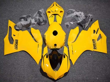 Wholesale 2011-2014 Ducati Panigale 899/1199 Motorcycle Fairings - Glossy Yellow