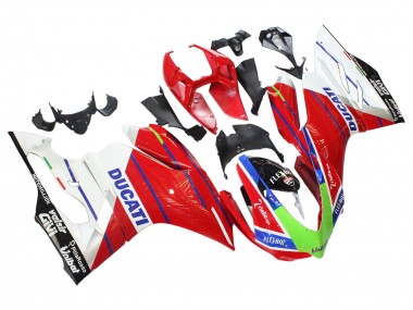 Wholesale 2011-2014 Ducati Panigale 899/1199 Motorcycle Fairings - White Red Green Blue Glossy Black Flex-Box