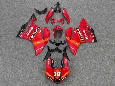 Wholesale 2011-2014 Ducati Panigale 899/1199 Motorcycle Fairings - Red Orange Black Monster Lenovo 18