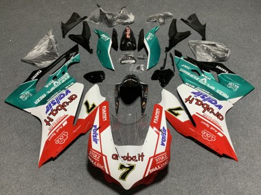 Wholesale 2011-2014 Ducati Panigale 899/1199 Motorcycle Fairings - White Red Green Glossy Black Avis Valsir 7