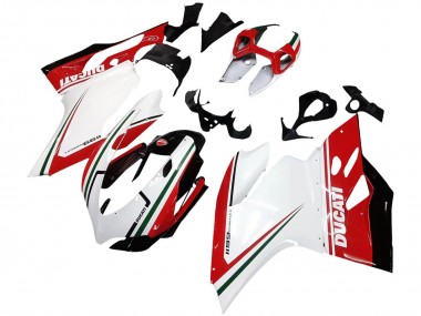 Wholesale 2011-2014 Ducati 1199 Motorcycle Fairings - White Red Green Glossy Black