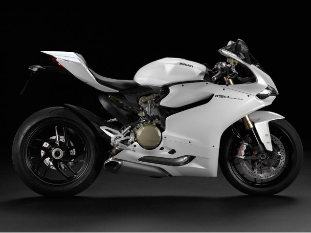 2011-2014 Ducati 1199 Motorcycle Fairings - White