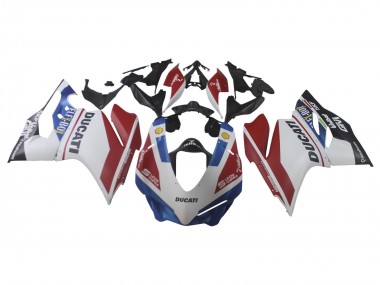 Wholesale 2015-2020 Ducati 1299 Motorcycle Fairings - White Red Blue Matte Black Unibat Flex-Box