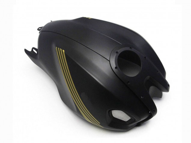 2008-2012 Ducati Monster 696 796 1100 1100S Motorcycle Fairings - Matte Black Gold