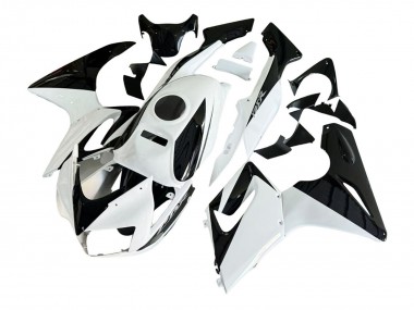 Wholesale 2002-2006 Honda CBR125R Motorcycle Fairings - White Glossy Black