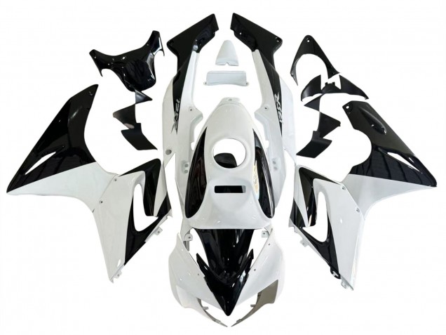 2002-2006 Honda CBR125R Motorcycle Fairings - White Glossy Black