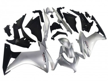 Wholesale 2013-2015 Honda CBR500R Motorcycle Fairing - Silver Glossy Black