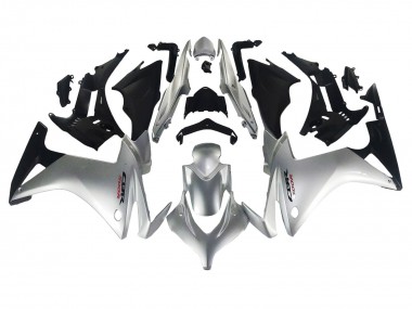 Wholesale 2013-2015 Honda CBR500R Motorcycle Fairing - Silver Glossy Black