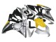 2013-2015 Honda CBR500R Motorcycle Fairings - Silver Yellow Matte Black