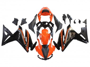 Wholesale 2016-2018 Honda CBR500R Motorcycle Fairings - Orange Glossy Black Matte Black