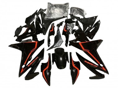 Wholesale 2016-2018 Honda CBR500R Motorcycle Fairings - Glossy Black Red