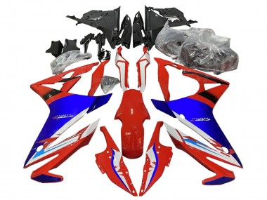 Wholesale 2016-2018 Honda CBR500R Motorcycle Fairings - White Red Blue
