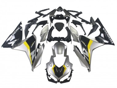 Wholesale 2022-2023 Honda CBR500R Motorcycle Fairings - Silver Yellow Glossy Black