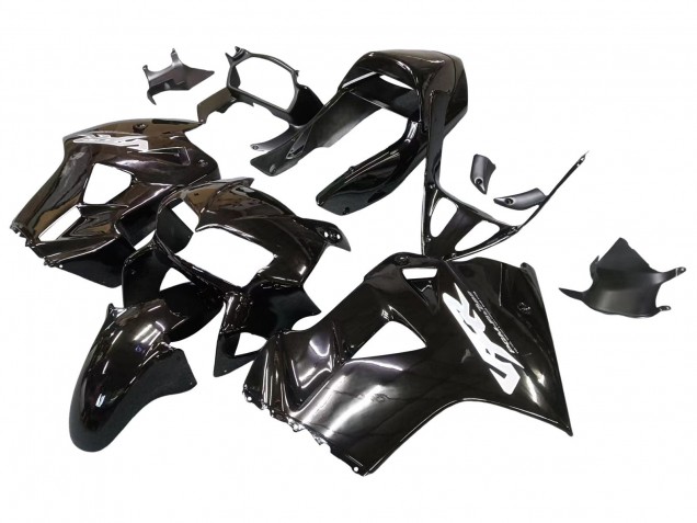 1998-2001 Honda VFR 800 Motorcycle Fairings - Glossy Black