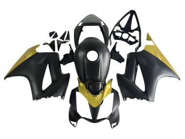 Wholesale 2002-2013 Honda VFR 800 Motorcycle Fairings - Yellow Matte Black