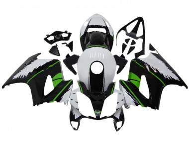 Wholesale 2002-2013 Honda VFR 800 Motorcycle Fairings - White Green Glossy Black