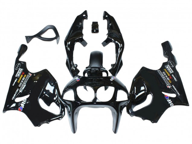 1996-2003 Kawasaki ZX7R Motorcycle Fairings - Glossy Black Elf