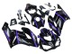 2004-2005 Honda CBR1000RR Motorcycle Fairings - Glossy Black Purple Stripe