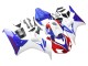 2006-2007 Honda CBR1000RR Motorcycle Fairing - White Red Blue HRC