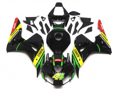 Wholesale 2006-2007 Honda CBR1000RR Motorcycle Fairings - Glossy Black Yellow Green Red Motul 44