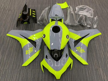 Wholesale 2008-2011 Honda CBR1000RR Motorcycle Fairings - Nardo Grey Fluorescent Green