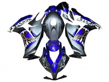 Wholesale 2012-2016 Honda CBR1000RR Motorcycle Fairings - Blue Grey Matte Black Shark