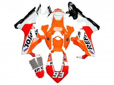 Wholesale 2017-2023 Honda CBR1000RR Motorcycle Fairings - White Orange Red Glossy Black HRC Repsol 93