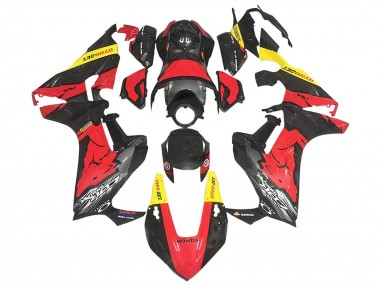 Wholesale 2017-2023 Honda CBR1000RR Motorcycle Fairings - Red Yellow Black Carbon Fiber