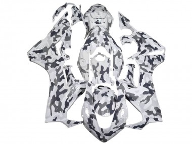 Wholesale 2017-2023 Honda CBR1000RR Motorcycle Fairings - White Grey Camouflage