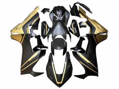 Wholesale 2017-2023 Honda CBR1000RR Motorcycle Fairing - Gold Matte Black