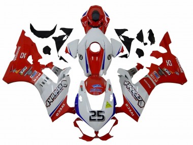 Wholesale 2017-2023 Honda CBR1000RR Motorcycle Fairings - White Red Blue 25