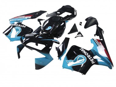 Wholesale 2003-2004 Honda CBR600RR Motorcycle Fairings - Light Blue Red Glossy Black Dunlop