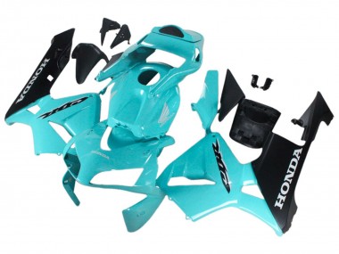 Wholesale 2003-2004 Honda CBR600RR Motorcycle Fairings - Light Blue Black