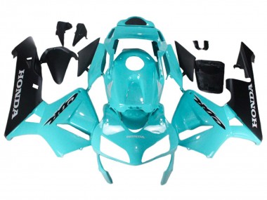 Wholesale 2003-2004 Honda CBR600RR Motorcycle Fairings - Light Blue Black