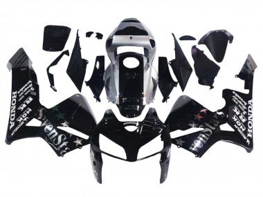 Wholesale 2005-2006 Honda CBR600RR Motorcycle Fairings - Black Silver SevenStars