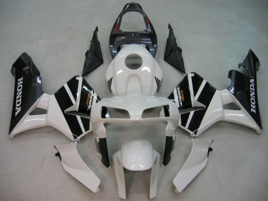 Wholesale 2005-2006 Honda CBR600RR Motorcycle Fairings - Black White Racing