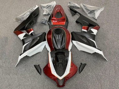 Wholesale 2007-2008 Honda CBR600RR Motorcycle Fairings - White Red Matte Black