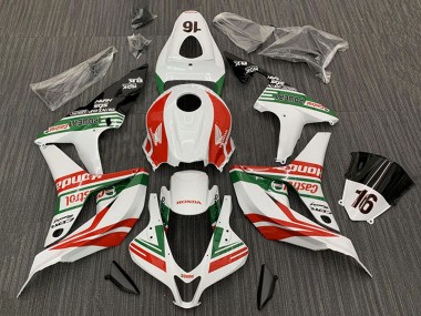 Wholesale 2007-2008 Honda CBR600RR Motorcycle Fairings - White Red Green Glossy Black Castrol 16