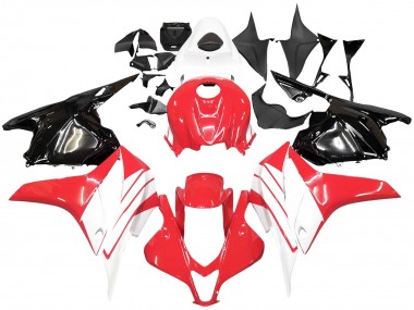Wholesale 2009-2012 Honda CBR600RR Motorcycle Fairing Kits - White Red Glossy Black
