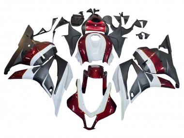 Wholesale 2009-2012 Honda CBR600RR Motorcycle Fairings - White Red Matte Black