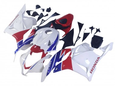 Wholesale 2009-2012 Honda CBR600RR Motorcycle Fairings - White Red Blue