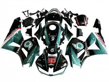 Wholesale 2013-2023 Honda CBR600RR Motorcycle Fairing - Teal Blue Glossy Black Petronas 20