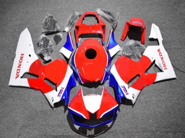 Wholesale 2013-2023 Honda CBR600RR Motorcycle Fairing Kits - White Red Blue HRC